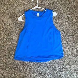 Blue Lululemon Tank
